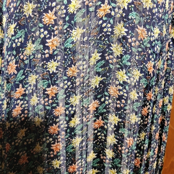 Code Mode Floral Long Sleeve Maxi Dress - Large - Picture 5 of 5